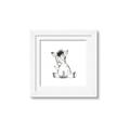 Picture of Baby Zebra _GroupedProduct_Square_Mini_ _GroupedProduct_Square_Framed_Matted_