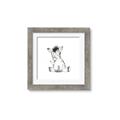 Picture of Baby Zebra _GroupedProduct_Square_Mini_ _GroupedProduct_Square_Framed_Matted_