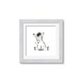 Picture of Baby Zebra _GroupedProduct_Square_Mini_ _GroupedProduct_Square_Framed_Matted_