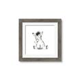 Picture of Baby Zebra _GroupedProduct_Square_Mini_ _GroupedProduct_Square_Framed_Matted_