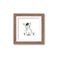 Picture of Baby Zebra _GroupedProduct_Square_Mini_ _GroupedProduct_Square_Framed_Matted_