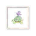 Picture of Turtle Crossing _GroupedProduct_Square_Mini_ _GroupedProduct_Square_Framed_Matted_