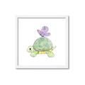 Picture of Turtle Crossing _GroupedProduct_Square_Mini_ _GroupedProduct_Square_Framed_Matted_