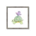 Picture of Turtle Crossing _GroupedProduct_Square_Mini_ _GroupedProduct_Square_Framed_Matted_