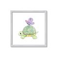 Picture of Turtle Crossing _GroupedProduct_Square_Mini_ _GroupedProduct_Square_Framed_Matted_