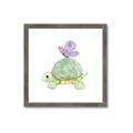 Picture of Turtle Crossing _GroupedProduct_Square_Mini_ _GroupedProduct_Square_Framed_Matted_