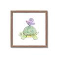 Picture of Turtle Crossing _GroupedProduct_Square_Mini_ _GroupedProduct_Square_Framed_Matted_