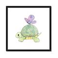 Picture of Turtle Crossing _GroupedProduct_Square_Mini_ _GroupedProduct_Square_Framed_Matted_