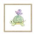 Picture of Turtle Crossing _GroupedProduct_Square_Mini_ _GroupedProduct_Square_Framed_Matted_