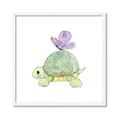 Picture of Turtle Crossing _GroupedProduct_Square_Mini_ _GroupedProduct_Square_Framed_Matted_