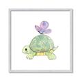 Picture of Turtle Crossing _GroupedProduct_Square_Mini_ _GroupedProduct_Square_Framed_Matted_
