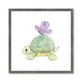 Picture of Turtle Crossing _GroupedProduct_Square_Mini_ _GroupedProduct_Square_Framed_Matted_
