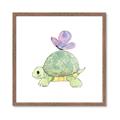 Picture of Turtle Crossing _GroupedProduct_Square_Mini_ _GroupedProduct_Square_Framed_Matted_