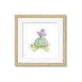 Picture of Turtle Crossing _GroupedProduct_Square_Mini_ _GroupedProduct_Square_Framed_Matted_
