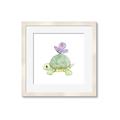 Picture of Turtle Crossing _GroupedProduct_Square_Mini_ _GroupedProduct_Square_Framed_Matted_