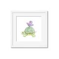 Picture of Turtle Crossing _GroupedProduct_Square_Mini_ _GroupedProduct_Square_Framed_Matted_