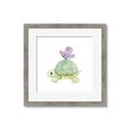 Picture of Turtle Crossing _GroupedProduct_Square_Mini_ _GroupedProduct_Square_Framed_Matted_