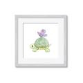 Picture of Turtle Crossing _GroupedProduct_Square_Mini_ _GroupedProduct_Square_Framed_Matted_