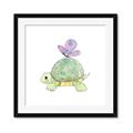 Picture of Turtle Crossing _GroupedProduct_Square_Mini_ _GroupedProduct_Square_Framed_Matted_