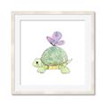 Picture of Turtle Crossing _GroupedProduct_Square_Mini_ _GroupedProduct_Square_Framed_Matted_