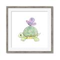 Picture of Turtle Crossing _GroupedProduct_Square_Mini_ _GroupedProduct_Square_Framed_Matted_