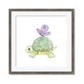 Picture of Turtle Crossing _GroupedProduct_Square_Mini_ _GroupedProduct_Square_Framed_Matted_