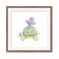 Picture of Turtle Crossing _GroupedProduct_Square_Mini_ _GroupedProduct_Square_Framed_Matted_