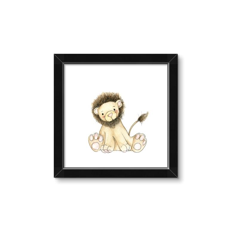 Picture of Baby Lion _GroupedProduct_Square_Mini_ _GroupedProduct_Square_Framed_Matted_
