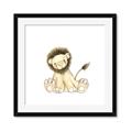 Picture of Baby Lion _GroupedProduct_Square_Mini_ _GroupedProduct_Square_Framed_Matted_