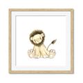 Picture of Baby Lion _GroupedProduct_Square_Mini_ _GroupedProduct_Square_Framed_Matted_