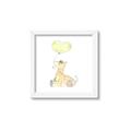 Picture of Heart Balloon Giraffe _GroupedProduct_Square_Mini_ _GroupedProduct_Square_Framed_Matted_