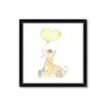 Picture of Heart Balloon Giraffe _GroupedProduct_Square_Mini_ _GroupedProduct_Square_Framed_Matted_