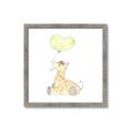Picture of Heart Balloon Giraffe _GroupedProduct_Square_Mini_ _GroupedProduct_Square_Framed_Matted_