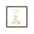 Picture of Heart Balloon Giraffe _GroupedProduct_Square_Mini_ _GroupedProduct_Square_Framed_Matted_