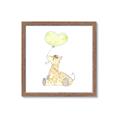 Picture of Heart Balloon Giraffe _GroupedProduct_Square_Mini_ _GroupedProduct_Square_Framed_Matted_
