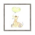 Picture of Heart Balloon Giraffe _GroupedProduct_Square_Mini_ _GroupedProduct_Square_Framed_Matted_