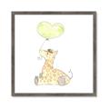Picture of Heart Balloon Giraffe _GroupedProduct_Square_Mini_ _GroupedProduct_Square_Framed_Matted_