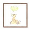 Picture of Heart Balloon Giraffe _GroupedProduct_Square_Mini_ _GroupedProduct_Square_Framed_Matted_