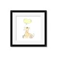 Picture of Heart Balloon Giraffe _GroupedProduct_Square_Mini_ _GroupedProduct_Square_Framed_Matted_
