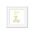 Picture of Heart Balloon Giraffe _GroupedProduct_Square_Mini_ _GroupedProduct_Square_Framed_Matted_