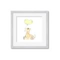 Picture of Heart Balloon Giraffe _GroupedProduct_Square_Mini_ _GroupedProduct_Square_Framed_Matted_