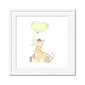 Picture of Heart Balloon Giraffe _GroupedProduct_Square_Mini_ _GroupedProduct_Square_Framed_Matted_