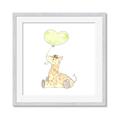Picture of Heart Balloon Giraffe _GroupedProduct_Square_Mini_ _GroupedProduct_Square_Framed_Matted_