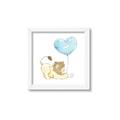 Picture of Heart Balloon Lion _GroupedProduct_Square_Mini_ _GroupedProduct_Square_Framed_Matted_