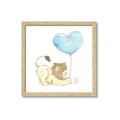 Picture of Heart Balloon Lion _GroupedProduct_Square_Mini_ _GroupedProduct_Square_Framed_Matted_