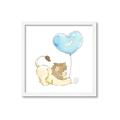 Picture of Heart Balloon Lion _GroupedProduct_Square_Mini_ _GroupedProduct_Square_Framed_Matted_