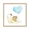 Picture of Heart Balloon Lion _GroupedProduct_Square_Mini_ _GroupedProduct_Square_Framed_Matted_