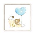 Picture of Heart Balloon Lion _GroupedProduct_Square_Mini_ _GroupedProduct_Square_Framed_Matted_