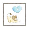 Picture of Heart Balloon Lion _GroupedProduct_Square_Mini_ _GroupedProduct_Square_Framed_Matted_