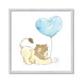 Picture of Heart Balloon Lion _GroupedProduct_Square_Mini_ _GroupedProduct_Square_Framed_Matted_